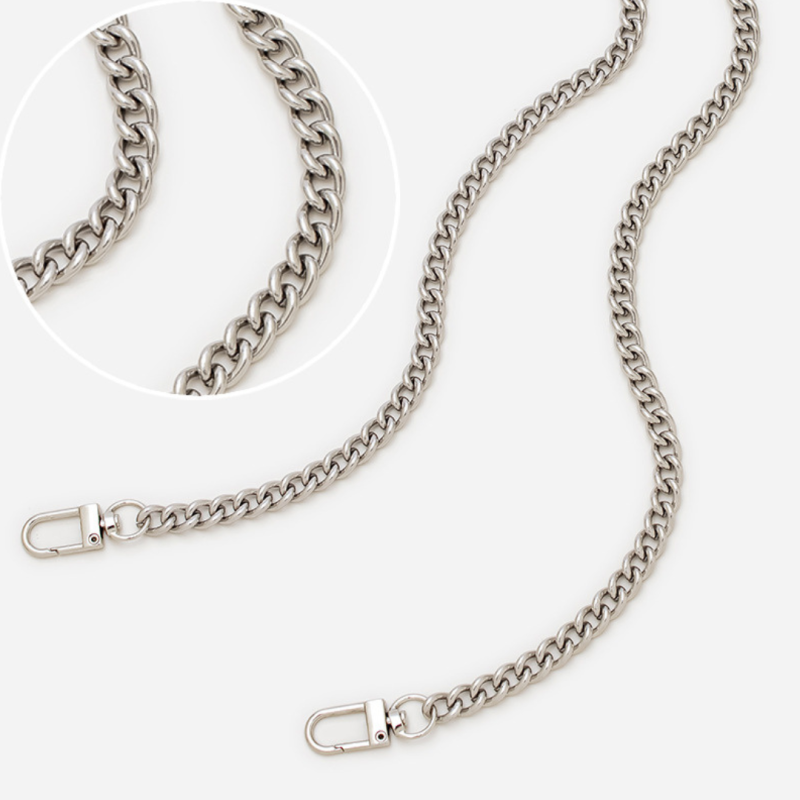 Collier de Coque de Téléphone en Petite Maille Argenté - 60 CM — ECO · Smarty Paris 18e